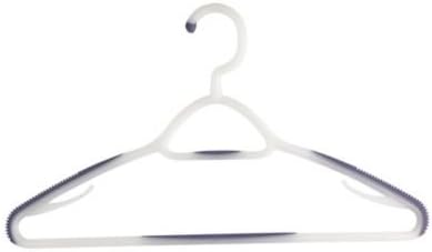 Lakeland Soft Grip Non Slip Clothes Hanger 6-Piece Set, Dark Purple
