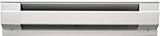 09950 4 x 30.3 in. 240V 500W Baseboard Hardwire Electric Heater - White