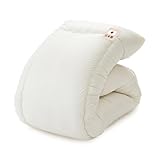 アイリスプラザ 洗える掛け布団 日本製 アイボリー シングル 丸洗いOKでいつでも清潔 軽量2.4kg 抗菌・防臭・防ダニ 通年での使用可能 幅約150×奥行約210×高さ約8 ポリエステル100%で 速乾性 心地よい暖かさ