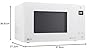 LG Electronics NeoChef MH6535GIH - Microondas con parrilla (1000 W, 25 L, pantalla digital), color blanco #1
