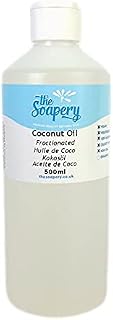 Fractionated Coconut Oil 500ml - 100% Pure and Natural Carrier Oil for Skin and Hair Treatments