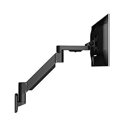 Bras de montage mural de moniteur réglable 22-30 pouces noir 17.6 lbs