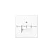 Produktbild Doppeldeckel für Telefon- oder Datensteckdose RJ11-RJ45 weiß JUNG LS 969-2 UA WW