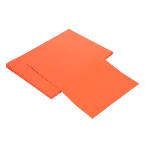 Papel de impresora A4 naranja de alta durabilidad y textura lisa para proyectos, 100 ud