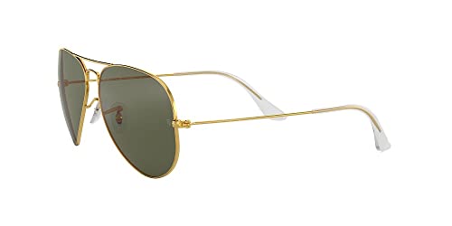 Ray-Ban Rb3025 Classic Pilot Sunglasses, Gold/Green Polarized, 58 Mm #TOP2