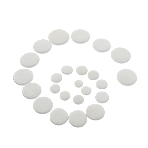 ERINGOGO Bassoon Accessories 24pcs Bassoon Pads Sound Hole Gaskets Replacement Parts for Random Color