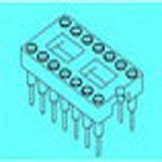 ICA-316-ZHGG.100" Screw Machine DIP Socket (5 Items)