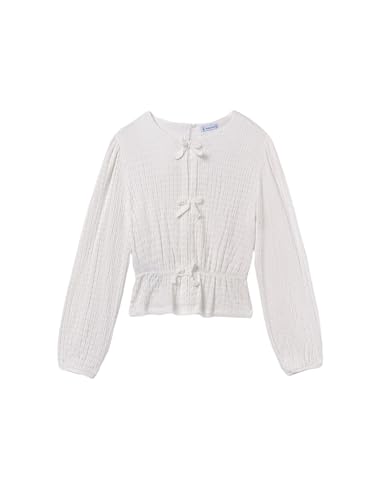 Mayoral Knit top for Girls Cream