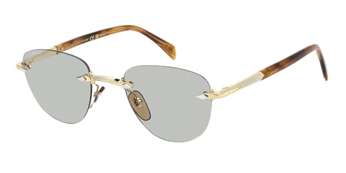 Lunettes de soleil homme David Beckham DB 1224/S or et marron 51