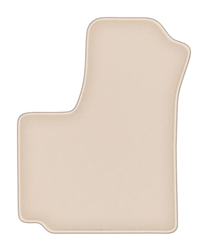 Tapis de voiture velours beige haute finition pour Fiat Doblo I kombivan