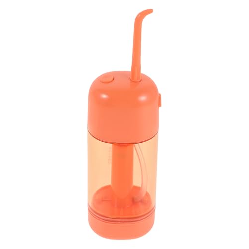 NUSITOU Irrigador Bucal Manual Portátil sin Electricidad Presión de Aire, Limpiador de Agua para Viaje y Hogar, Dispositivo Inalámbrico de Riego para Cuidado Bucal Diario