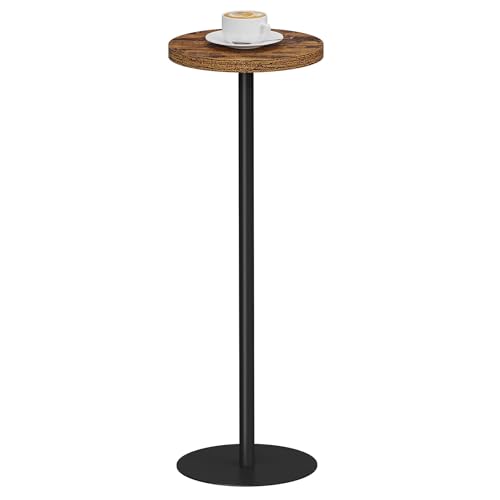 TUTOTAK TB01BB065EU Table d'appoint ronde et haute, petite table d'appoint, table d'appoint, salon,...