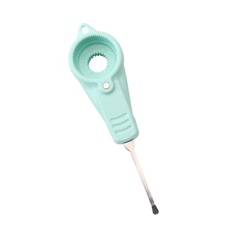 KICHOUSE Apribottiglie Elettrico Per Anziani Apriscatole Design Ergonomico Rimozione Facile Dei Tappi Bottiglie e Barattoli Utensile Da Blu