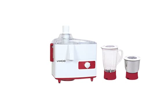 LANOID JUICER Mixer Grinder 550 watt 2 jar (White)