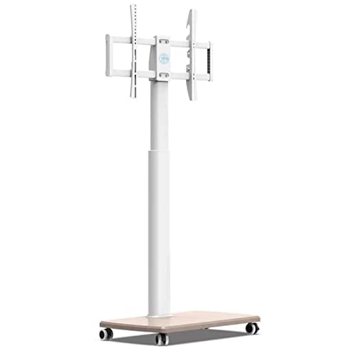 SQMGFA Adecuado para TV de 37 a 75 Pulgadas, Soporte de Suelo móvil, Soporte de TV con Ruedas, Soporte de TV portátil, Peso de hasta 40 kg (A)