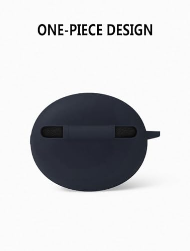 Image of Hamper Silicone Case Cover Compatible for OnePlus Nord Buds 3 | 3 Pro (Black)