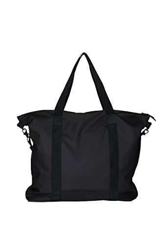 RAINS Tote Bag Mini - Waterproof Crossbody Totebag for Men and Women - Tote Bag for Travel and Everyday use (Black)
