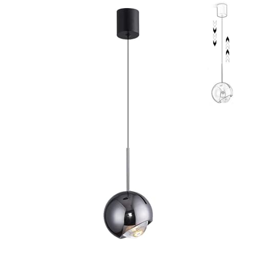 Lámpara colgante LED retráctil que elimina sombras en la mesa del comedor y cocina