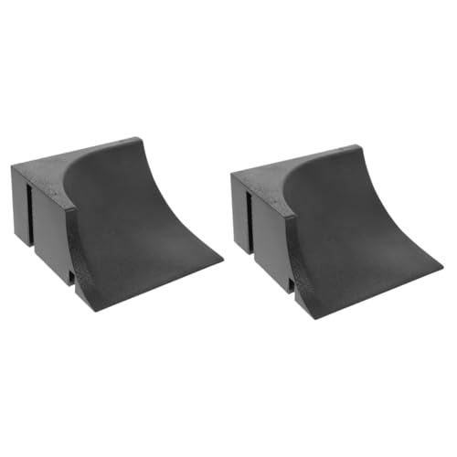 HOOTNEE 2pcs Finger Skateboard Ledge Set Kids Skateboard Park Props Child Accessory Plastic Toy Parts