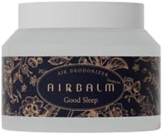 Air Balm Therapyum Good Sleep Solid Odor Eliminator, 12.35 oz, 1 Pack, Lasts up to 90 Days, Soft Fruity Floral Woody Scent with Calming Herbal Notes for Room, Bedroom, Bathroom & Wardrobe