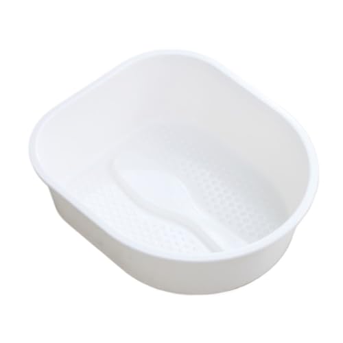 Bañera para pies de plástico blanca para spa miniatura 1