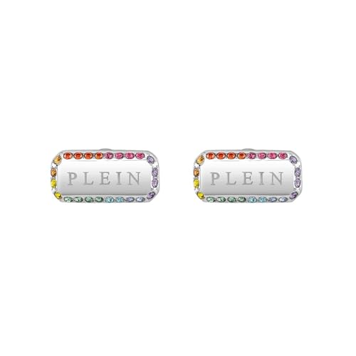 Boucles d'oreilles Philipp Plein PJQEA02EU en acier argenté femme