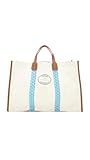 WHAT GOES AROUND COMES AROUND Women's Pre-Loved Goyard Mediterranee St. Tropez Reversible Canvas Tote, Blue, One Size
