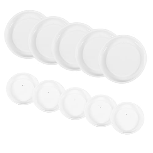 HAPINARY 50pcs Paper Tube Mailing Tube Cap Small End Caps Round End Cap Tops Poster Shipping Tube Cap Round Paper Tube Caps Kraft Shipping Tube Shipping Mailing Tubes Lids Plastic White