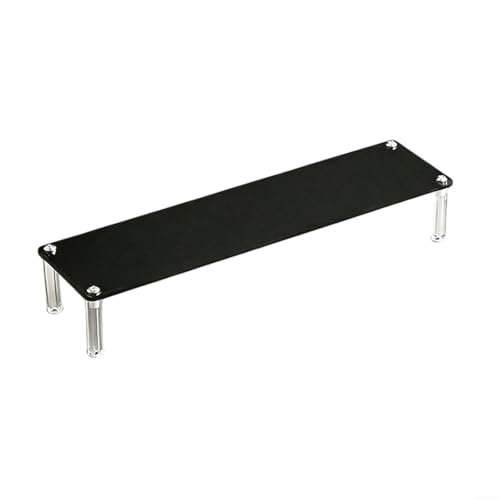 Glomc Soporte de exhibición de escalera acrílica ajustable de 1 a 5 niveles, 20 x 8 x 5,1 cm, vitrina resistente desmontable, organizador transparente para muñecas, perfume, joyas, pasteles, hogar y