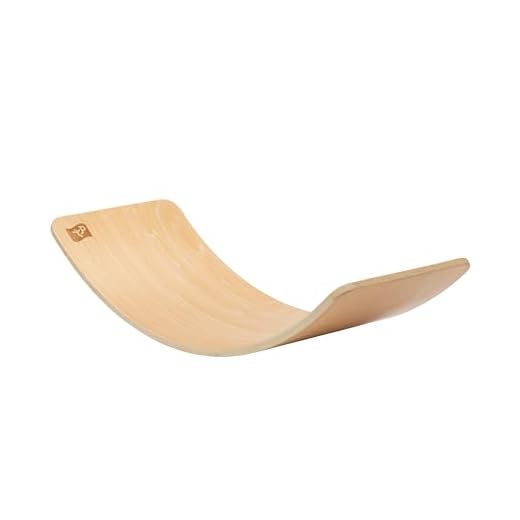 TP Toys Active Tots Pikler Style Montessori Wooden Balance Board, Indoor Use for Baby and Toddler, Wobble Board, Kids Balance Board, Indoor Developmental Play, Montessori Play for Ages 12 months+