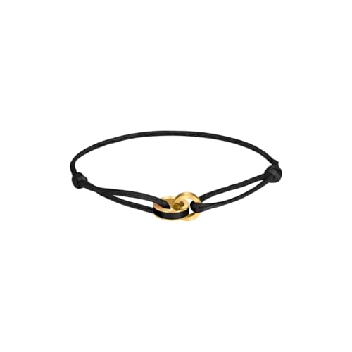 Jason Hyde Wewa Black Cord Bracelet - Sustainable Black Cord, Minimalist Adjustable Rope Jewelry for Women & Men, One Size