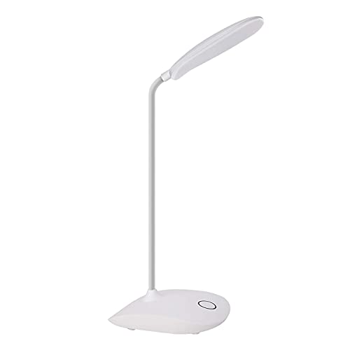 DEEPLITE Lampada da Scrivania LED,lampada da tavolo con collo di cigno flessibile a 3 livelli di luminosità, camera da letto,tocca controllo, cura degli occhi e risparmio energetico