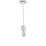 Jorunhe Ceiling Light Pendant Fitting Vintage Retro Modern E27 Lamp Holder Suspension Ceiling...