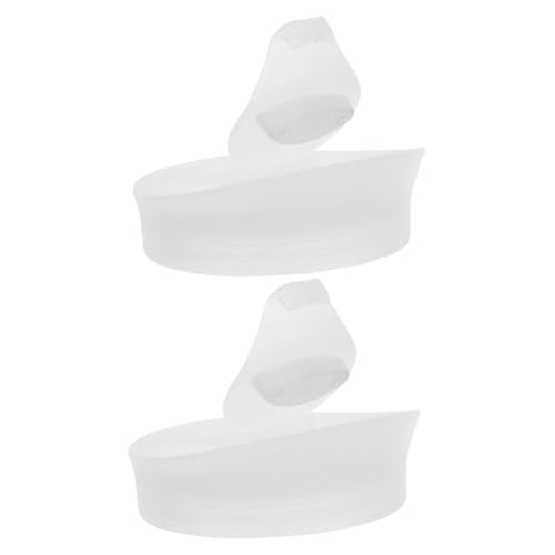 2st Saftflaschenverschluss Wasserflasche Deckel Für Wasserkrug Aus Glas Spritzwassergeschützter Karaffendeckel Spritzwassergeschützte Flaschenverschlüsse Karaffenverschluss Weiß Pp Generisch