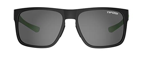 Tifosi Optics Swick Sunglasses with Polarized Lens,Black/Neon,One Size