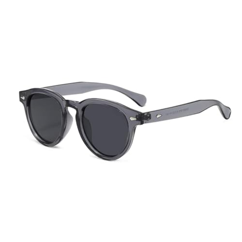 Lunettes de soleil rondes de style rétro avec des finitions de qualité