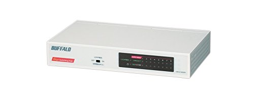 BUFFALO LSW4-GT-8NS 및 WH GIGA 호환 스위칭 허브 흰색