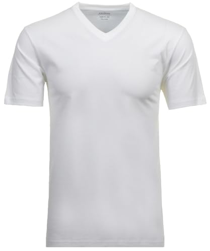 RAGMAN Shirt weiss im Doppelpack V-Neck, XL