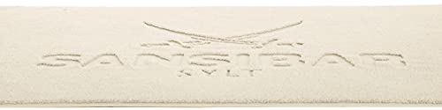 Sansibar Badematte 50x80 cm – Badvorleger, Badteppich aus Reiner Baumwolle – Oeko-TEX, rutschfest und waschbar – Sylt-Design - Sand