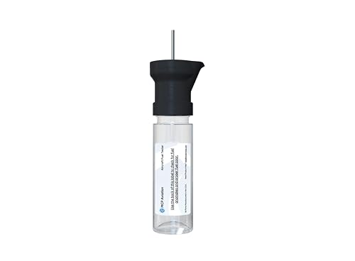 MCP Aviation Aircraft/Aviation Fuel Tester - 4oz Compact Aviation Fuel Testing Jar for General Aviation Aircraft (2nd Generation) (Black)