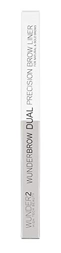 Wunderbrow Dual Precision Brow Liner, Black/Brown, Cruelty-Free #TOP6