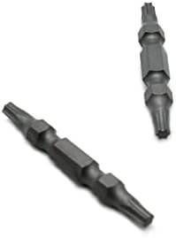 TEMO 25 pc T20 Torx 6 point Double Ended 2 Inch Screwdriver Insert Bits