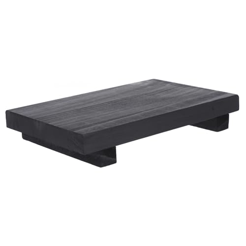 Holibanna Vanity Tray for Bathroom Natural Soap Holder Display Board Multi-use Storage for Cosmetics Jewelry and Accessories Sleek Design for Countertop and Dresser Organization