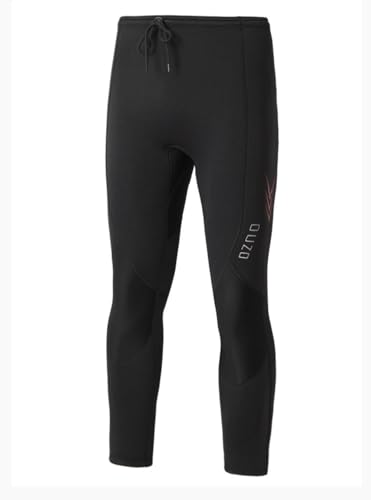 YAKINO ウェットスーツ 男女兼用 3mm ツーピース 長袖パンツ ハイウエスト ウェットパンツ ウエストと脚の開口部 スキン素材 釣り、SUP、サーフィン、カヤックに最適 (メンズパンツA,M)