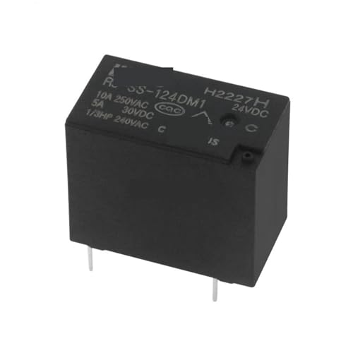 Relais RJ-SS-124DM1 24V 10A à 4 broches pour circuits imprimés