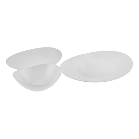 Karaca White Pure Opal Glass Dinner Set Cover
