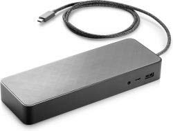 HP 3DV65AA#ABU - USB-C Universal Dock Non Flash - Station d'accueil - USB-C - GigE - 90 Watt - Go - pour EliteBook x360, ProBook 430 G6, 440 G6, 450 G6, ProBook x360, Spectre x360