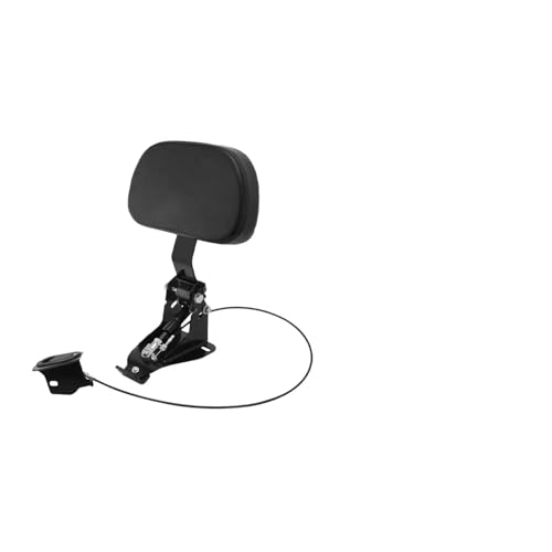 Dossier passager amovible avec rack noir pour Road King et Electra Glide 2009-2020