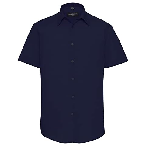 Russell Athletic Men's Navy Short Sleeve Shirt Cover