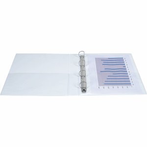Preisvergleich Produktbild Exacompta Ringbuch Kreacover A4+ 4 Ringe 30mm weiß
